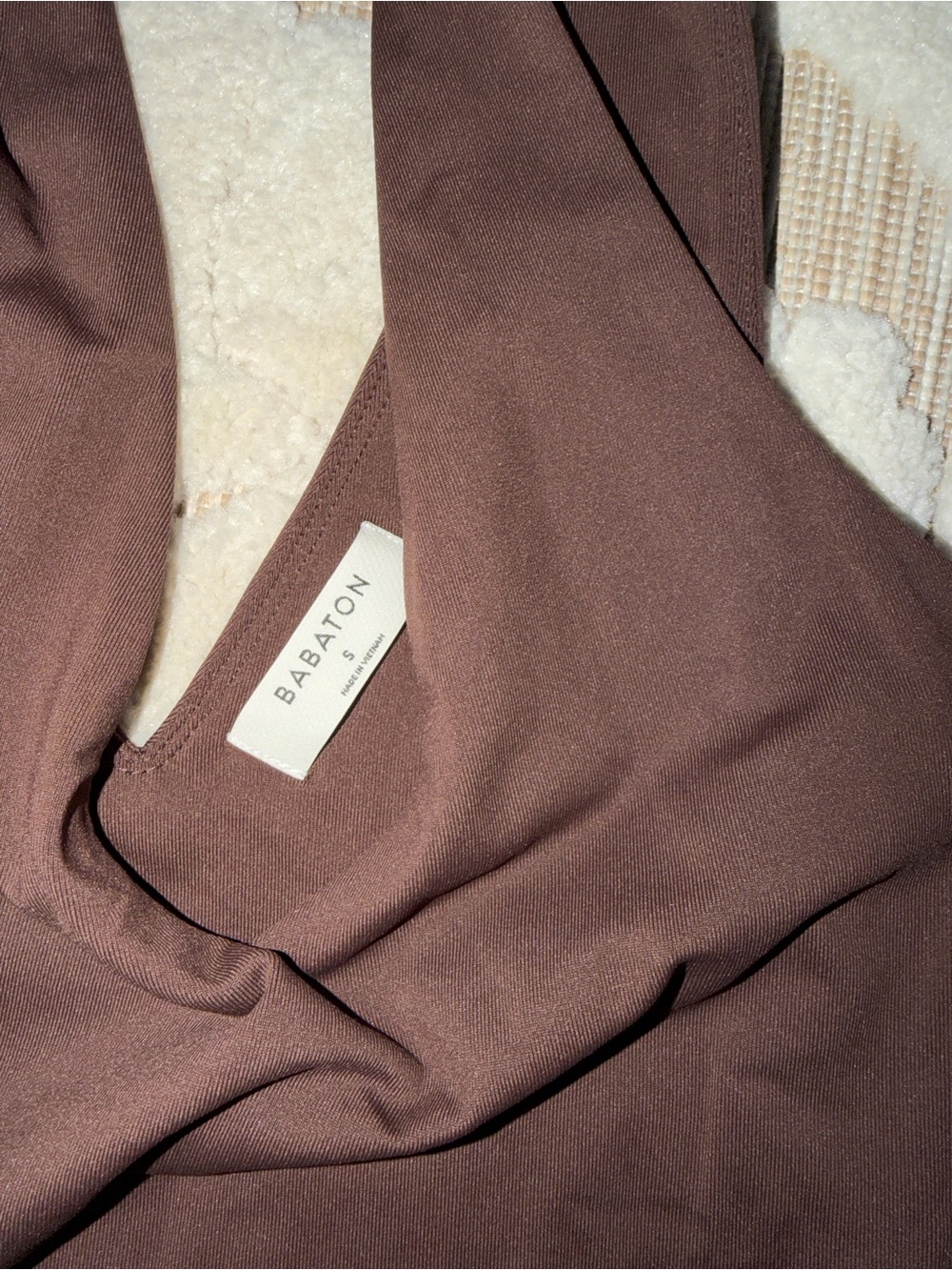 Aritzia Babaton Brown Small Midi Dress never worn - Picture 2 of 3